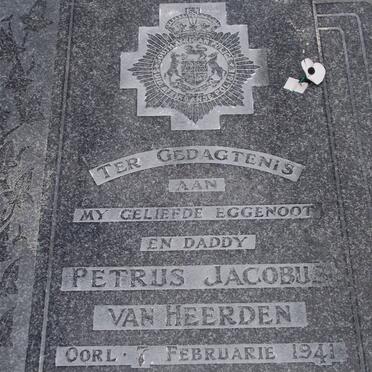HEERDEN Petrus Jacobus, van -1941