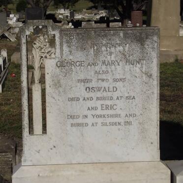 HUNT George &amp; Mary :: HUNT Oswald :: HUNT Eric -1911