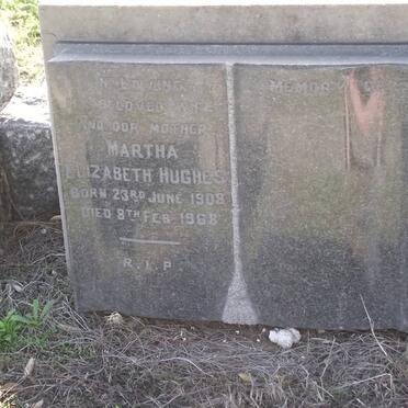 HUGHES Martha Elizabeth 1908-1968