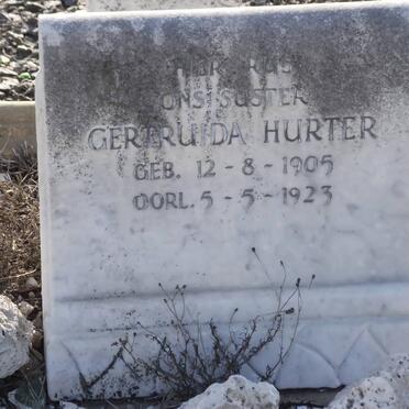 HURTER Gertruida 1905-1923