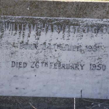 JACKSON William Harvest 1931-1950