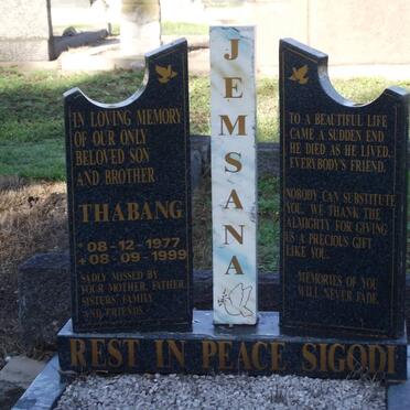 JEMSANA Thabang 1977-1999