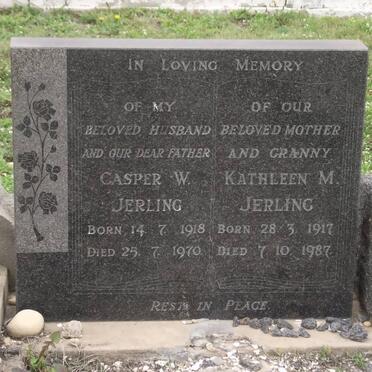 JERLING Casper W. 1918-1970 &amp; Kathleen M. 1917-1987
