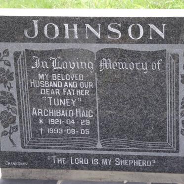 JOHNSON Archibald Haig 1921-1993