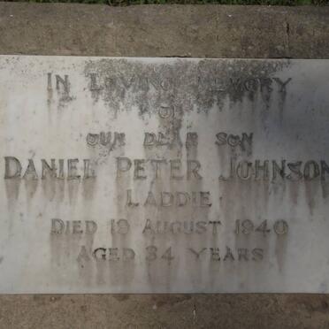 JOHNSON Daniel Peter -1940