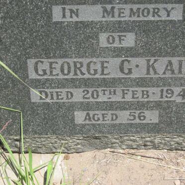 KAIN George G. -1945
