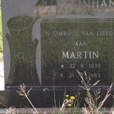 KLEINHANS Martin 1938-1985