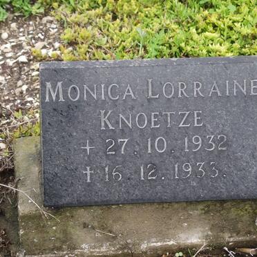 KNOETZE Monica Lorraine 1932-1933