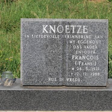 KNOETZE Francois 1931-1988