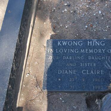 KWONG HING Diane Claire 1980-1982