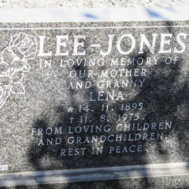 LEE-JONES Lena 1895-1975