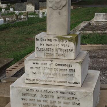 Mc HENERY Elizabeth TUCK -1918 &amp; Patric Joseph -1958