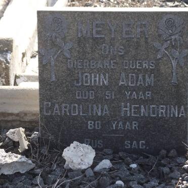 MEYER John Adam &amp; Carolina Hendrina