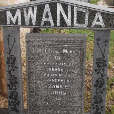 MWANDA Zamile John 1931-2005