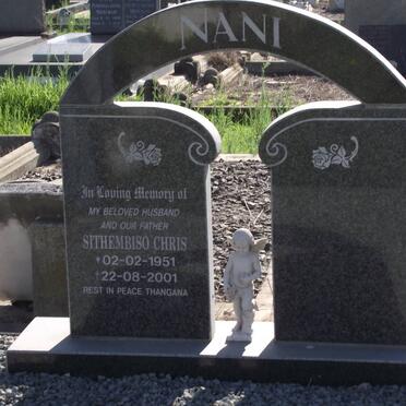 NANI Sithembiso Chris 1951-2001