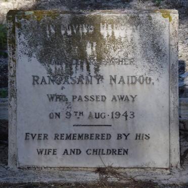 NAIDOO Rangasamy -1943 :: NAIDOO Vera -1982