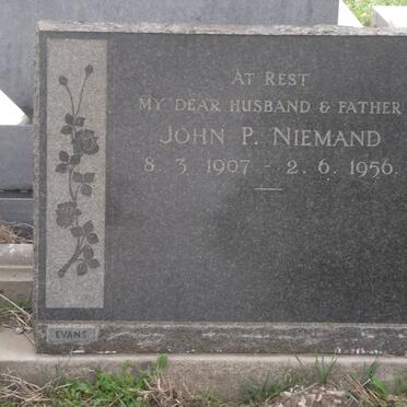 NIEMAND John P. 1907-1956