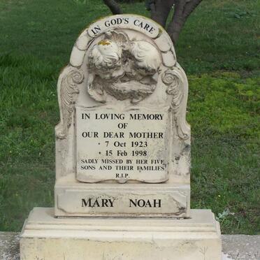 NOAH Mary 1923-1998
