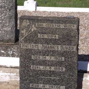 OLIVIER Matthys Johannes 1903-1959