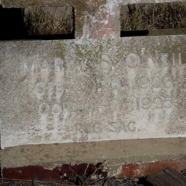 O'NEILL Maria S. 1903-1925