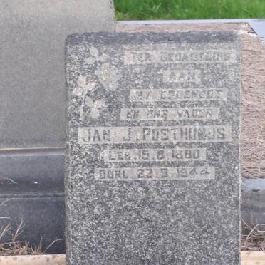 POSTHUMUS Jan J. 1890-1944