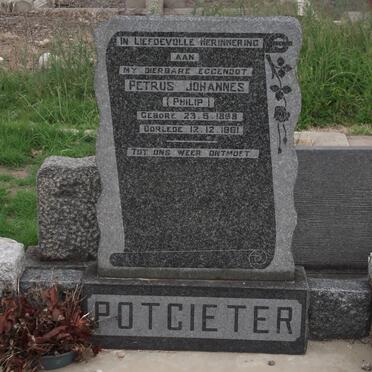 POTGIETER Petrus Johannes 1898-1961