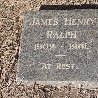 RALPH James Henry 1902-1961