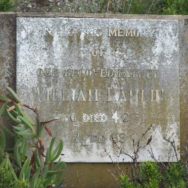 RAMLIN William -1931