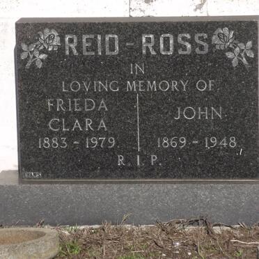 REID-ROSS John 1869-1948 :: REID-ROSS Frieda Clara 1883-1979