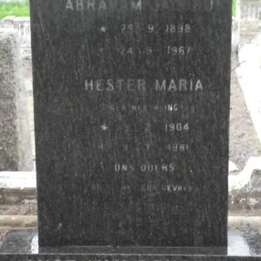 RENSBURG Abraham Jacobus, janse van 1898-1967 &amp; Hester Maria NEETHLING 1904-1981.JPG