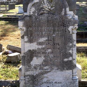 RICKETS Janet Elizabeth -1909 :: GOLIATH Margaret -1928