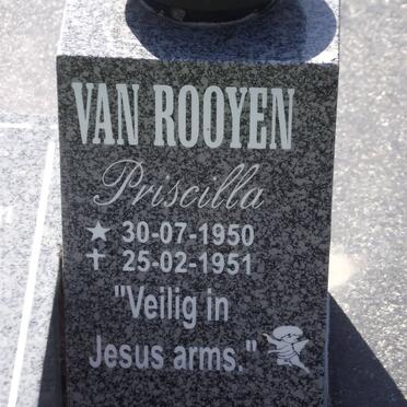ROOYEN Priscilla, van 1950-1951