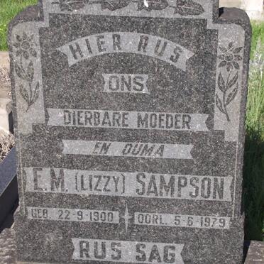 SAMPSON E.M. 1900-1979