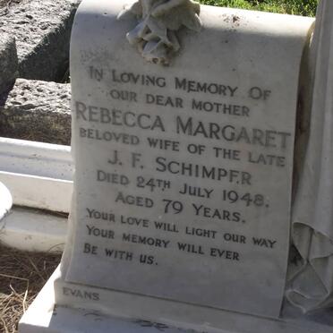 SCHIMPER Rebecca Margaret -1948
