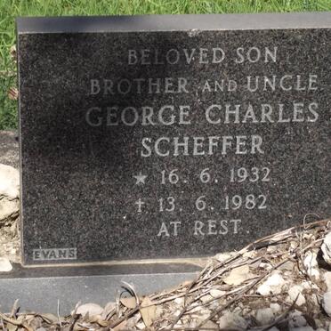 SCHEFFER George Charles 1932-1982