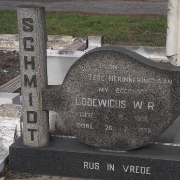 SCHMIDT Lodewicus W.R. 1909-1978
