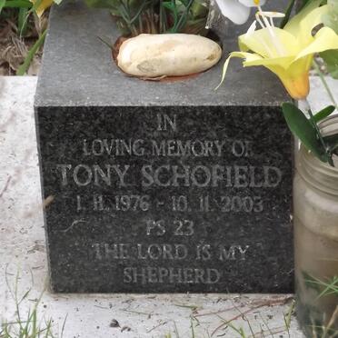 SCHOFIELD Tony 1976-2003