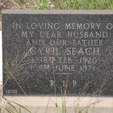 SEACH Cyril 1920-1971