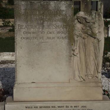 SHARP Beatrice J. 1891-1948