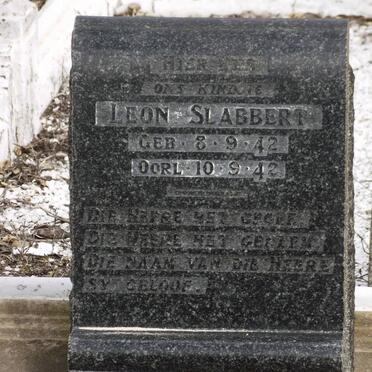 SLABBERT Leon 1942-1942