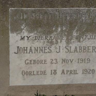 SLABBERT Johannes J. 1919-1920