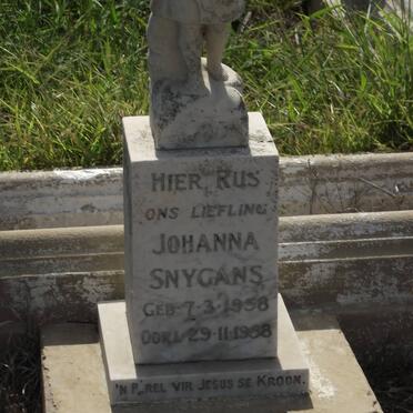 SNYGANS Johanna 1958-1958