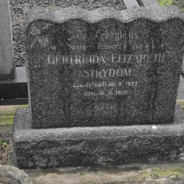 STRYDOM Gertruida Elizabeth nee PITOUT 1873-1950