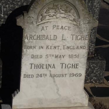 TIGHE Archibald L. -1951 &amp; Tholina -1969