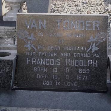 TONDER Francois Rudolph, van 1899-1971