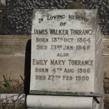 TORRANCE James Walker 1864-1945 &amp; Emily Mary 1866-1950