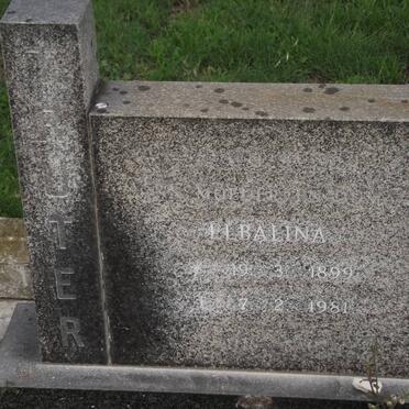 TRUTER Elbalina 1899-1981