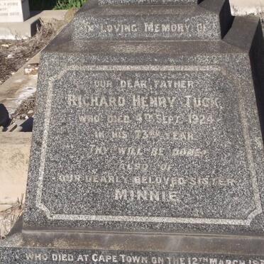 TUCK Richard Henry -1924 :: TUCK Minnie -1931