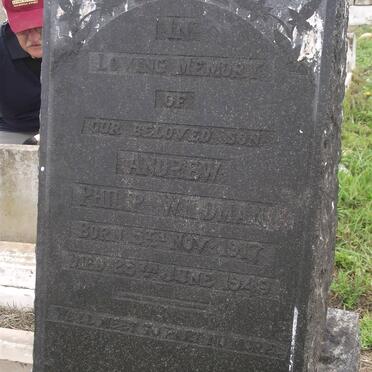 WILDMAN Andrew Philip 1917-1949