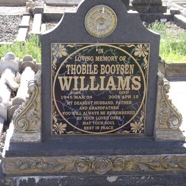 WILLIAMS Thobile Booysen 1945-2008